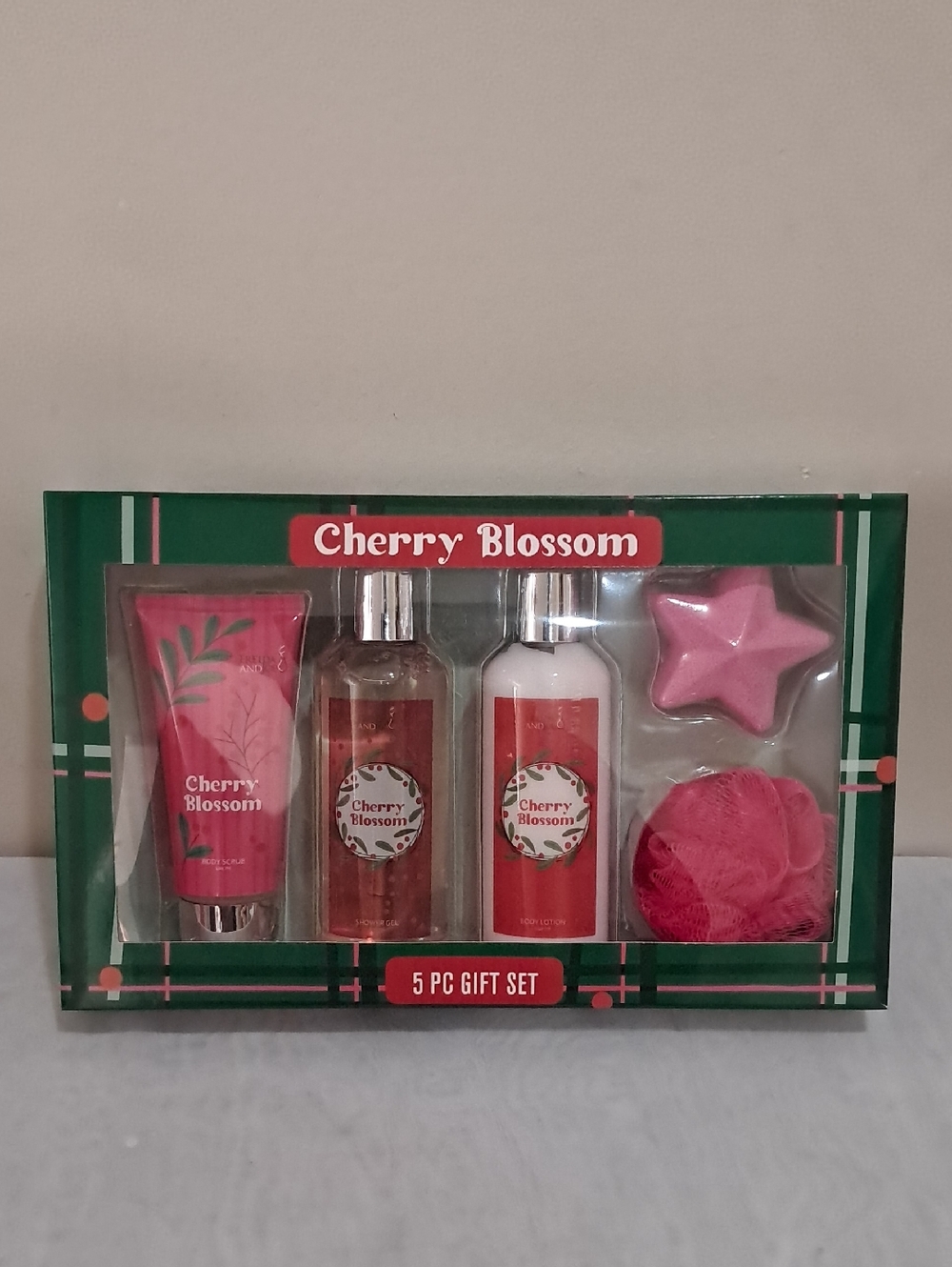 5-Piece Bath & Body Gift Set - Pink